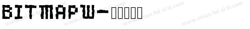 BITMAPW字体转换