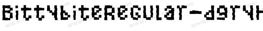 BittybiteRegular-d9ryK字体转换