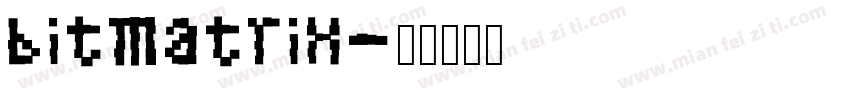 bitMatrix字体转换