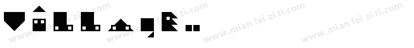 VILLAGE字体转换