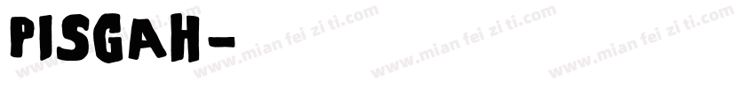 Pisgah字体转换