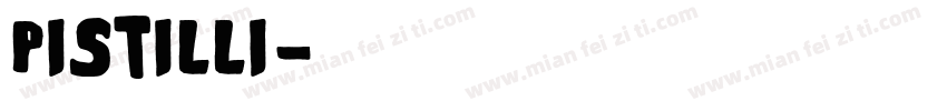 pistilli字体转换