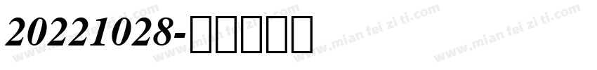 20221028字体转换