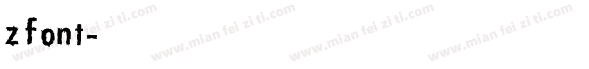 zfont字体转换