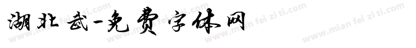 湖北武字体转换