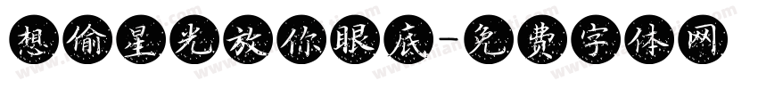 想偷星光放你眼底字体转换