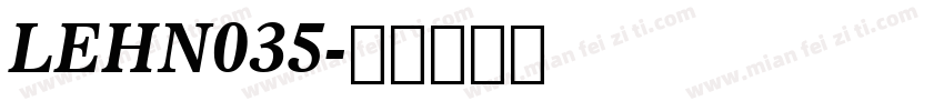 LEHN035字体转换