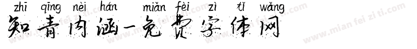知青内涵字体转换