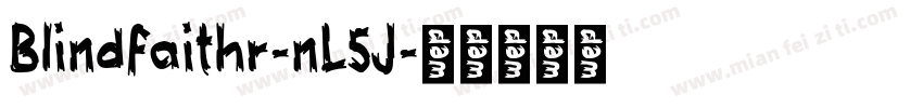 Blindfaithr-nL5J字体转换