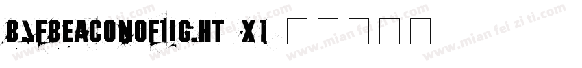BjfBeaconOfLight-6X1字体转换