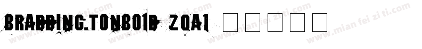BraddingtonBold-zqa1字体转换