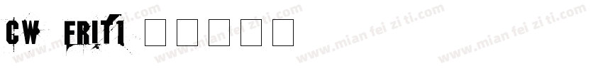 CW_FRIT1字体转换