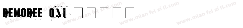 Demodee-q8J1字体转换