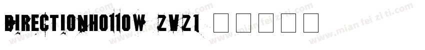 DirectionHollow-zVZ1字体转换
