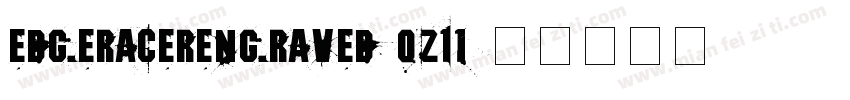 EdgeRacerEngraved-qzl1字体转换
