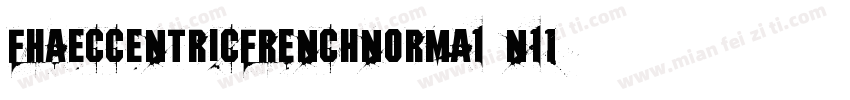 FhaEccentricFrenchNormal-n6L1字体转换