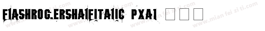 FlashRogersHalfItalic-pXa1字体转换