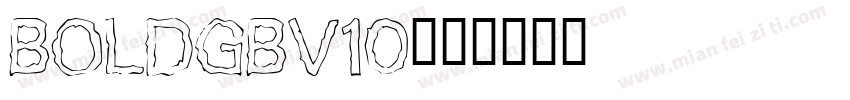 BoldGBV10字体转换