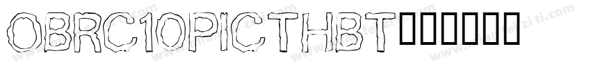 OBRC10PicthBT字体转换