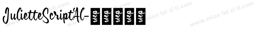 JulietteScriptAl字体转换