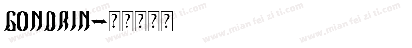 gondrin字体转换