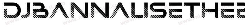 DjbAnnaliseTheBrave-n3x4字体转换
