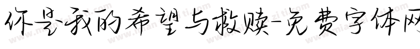 你是我的希望与救赎字体转换