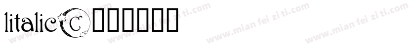 litalicC字体转换
