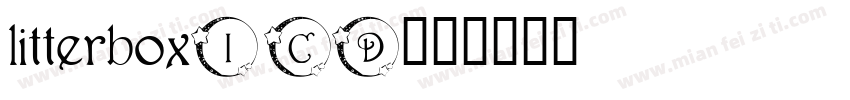litterboxICD字体转换