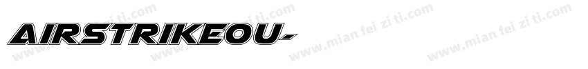 AirstrikeOu字体转换