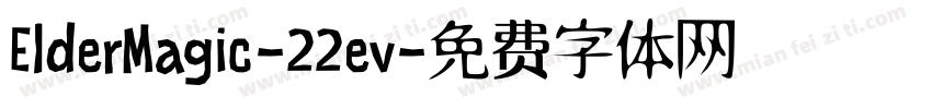 ElderMagic-22ev字体转换