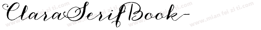 ClaraSerifBook字体转换