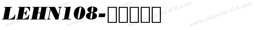LEHN108字体转换