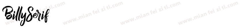 BillySerif字体转换