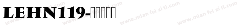 LEHN119字体转换