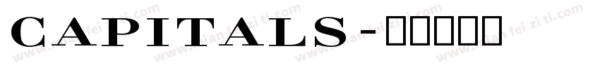 Capitals字体转换