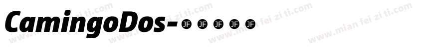 CamingoDos字体转换