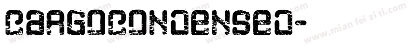 CargoCondensed字体转换