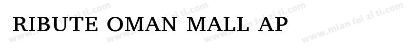 TributeRomanSmallCap字体转换