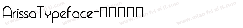 ArissaTypeface字体转换
