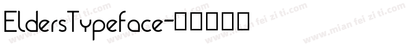 EldersTypeface字体转换