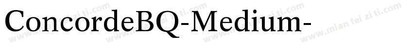 ConcordeBQ-Medium字体转换