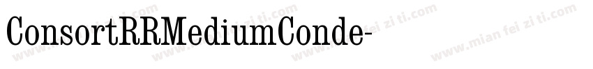 ConsortRRMediumConde字体转换