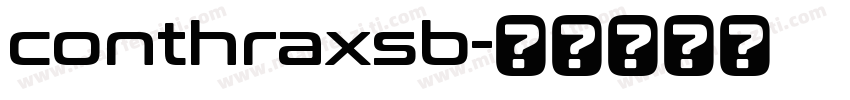 conthraxsb字体转换