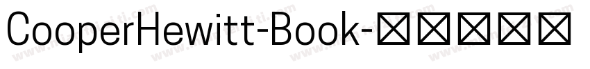CooperHewitt-Book字体转换