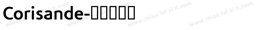 Corisande字体转换