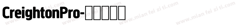 CreightonPro字体转换