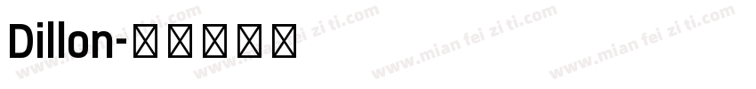 Dillon字体转换