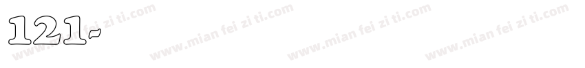 山海121字体转换