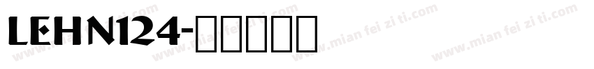 LEHN124字体转换